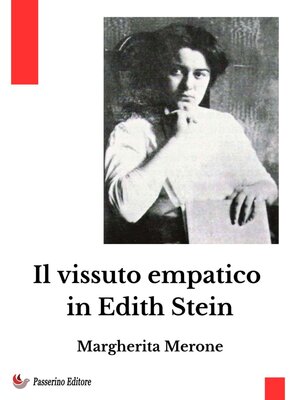 cover image of Il vissuto empatico in Edith Stein